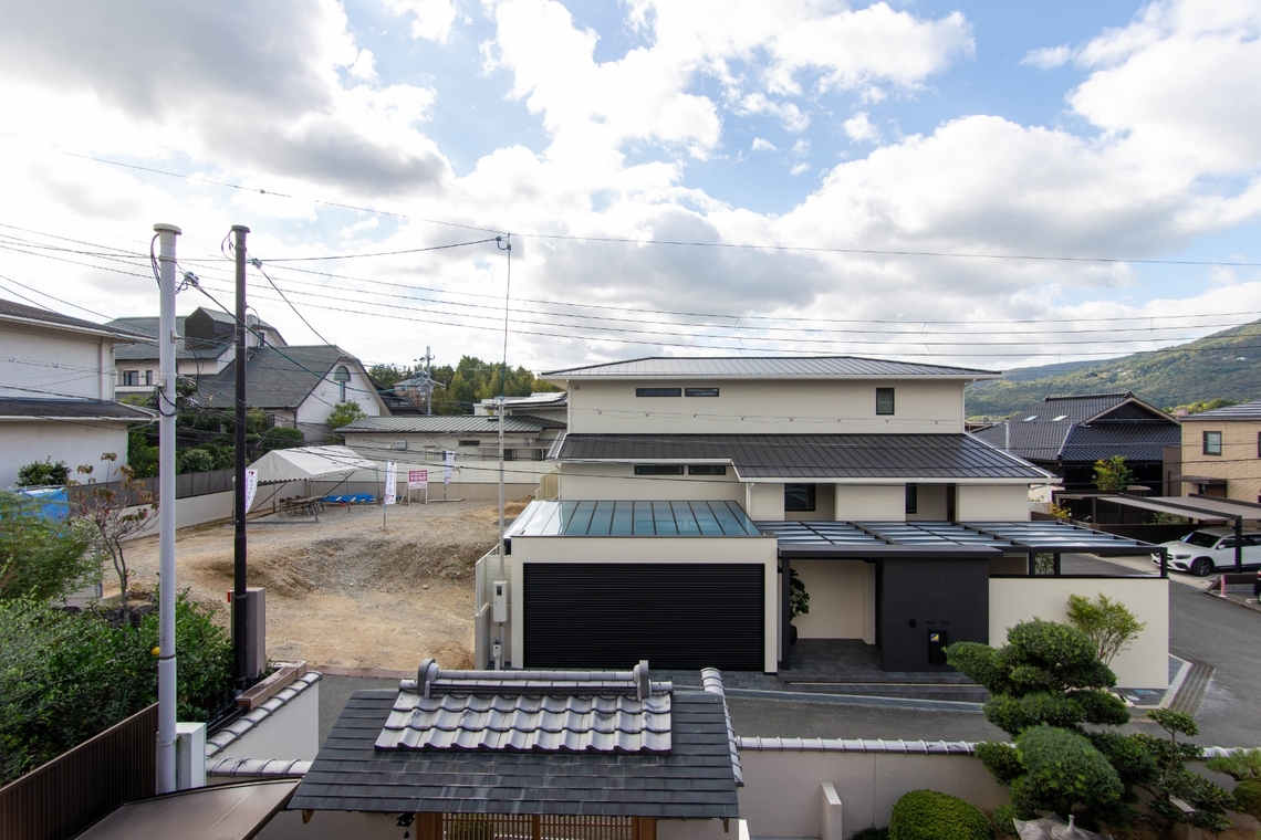 サンアイ住宅の分譲住宅ハートフルコート生駒市東生駒1丁目の全景写真