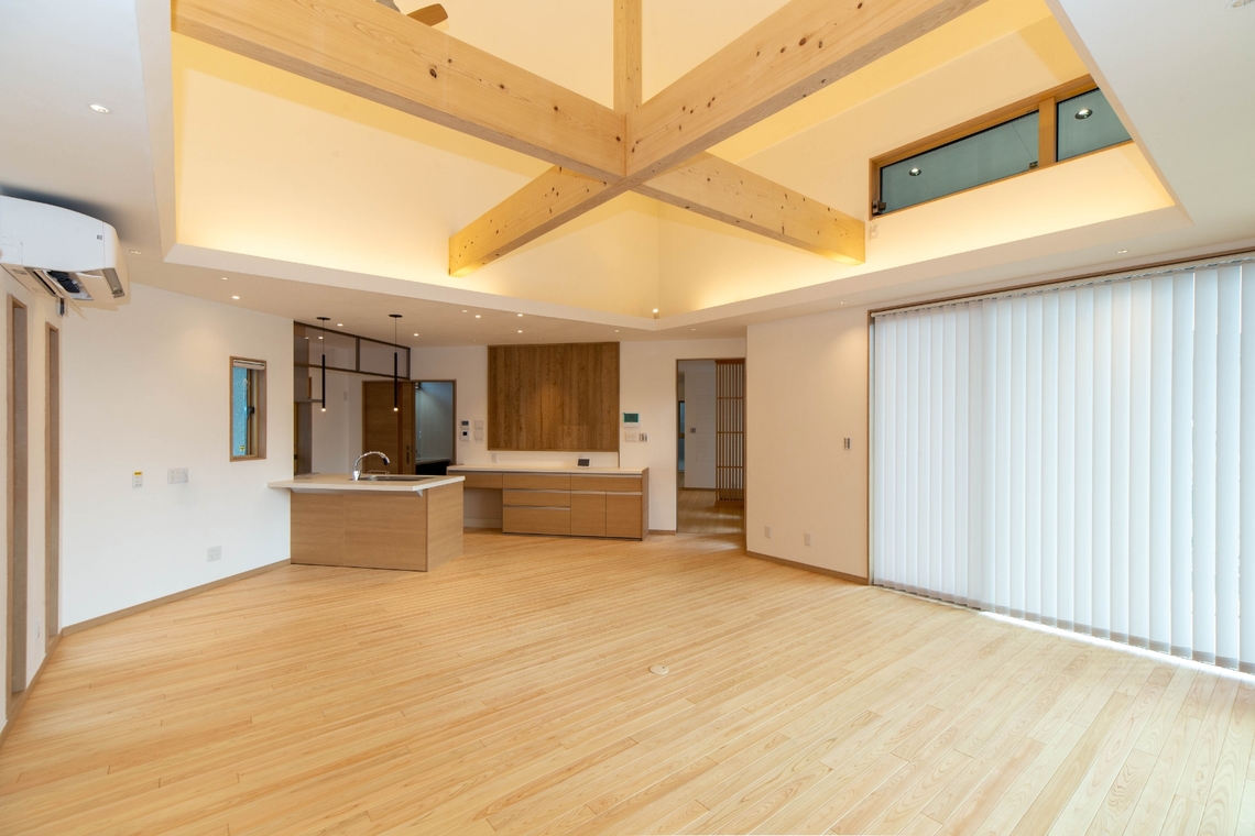 サンアイ住宅の檜と珪藻土の塗り壁などで空気環境にこだわった健康住宅