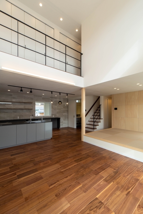 サンアイ住宅が手がける開放感と回遊動線にこだわった設計の内装写真