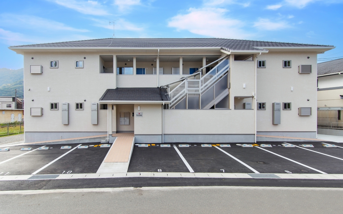 サンアイ住宅の賃貸物件ハートフルレジデンス金川の外観写真